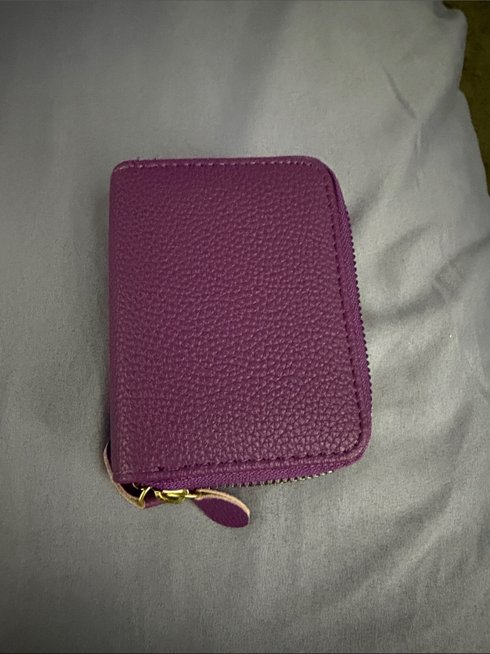 Purple Zip-Around Women's Wallet